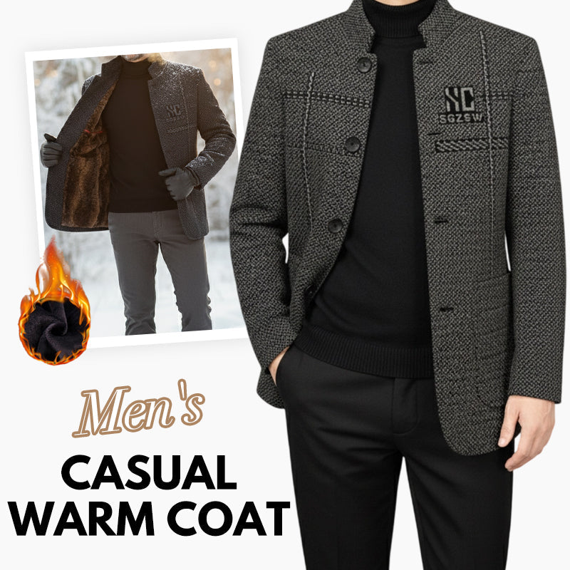 Men's Business-Style Premium Insulated Coat【FREE SHIPPING】