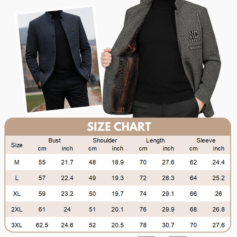 Men's Business-Style Premium Insulated Coat【FREE SHIPPING】