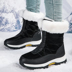⌛Limited stock🔥Women’s Non-Slip Warm Zipper Snow Boots👢