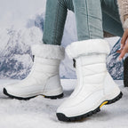 ⌛Limited stock🔥Women’s Non-Slip Warm Zipper Snow Boots👢