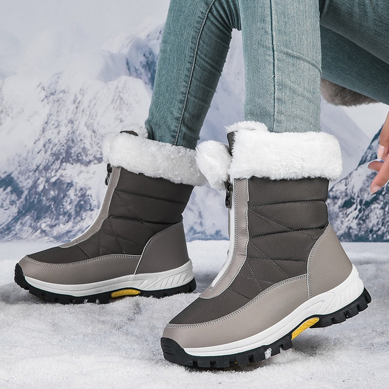 ⌛Limited stock🔥Women’s Non-Slip Warm Zipper Snow Boots👢