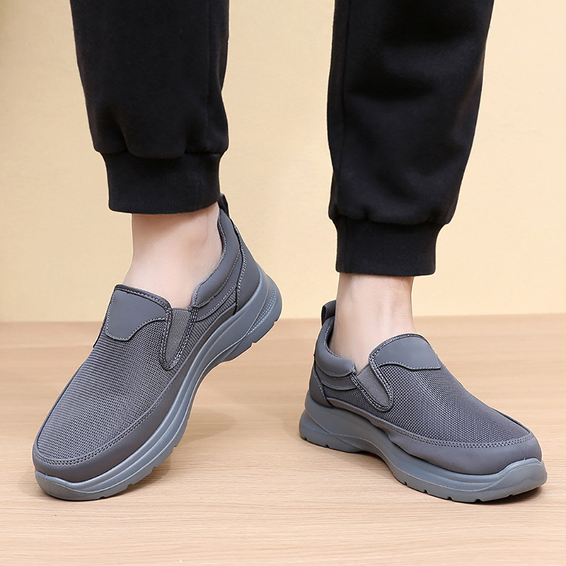 ✨ Men's Orthopedic Breathable Slip-On Sneakers - Arch Support with Memory Foam Insoles for All-Day Comfort 🏃‍♂️💨【FREE SHIPPING】