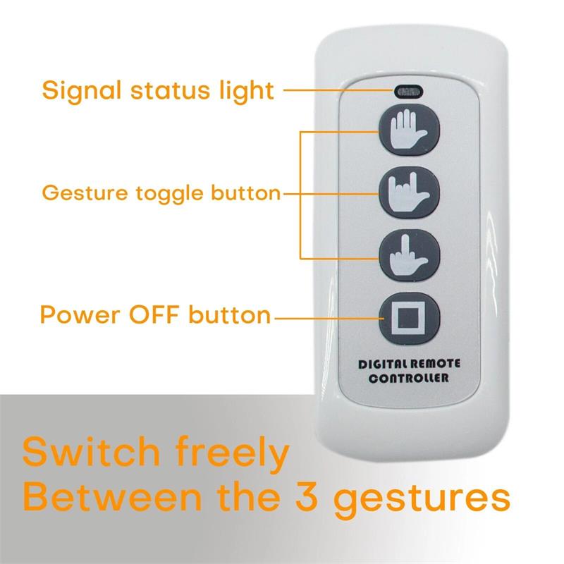 Today's Flash Sale⚡60% OFF🔥Middle Finger Gesture Light with Remote