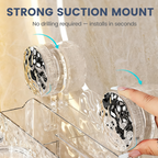 Multi-Function Wall-Mounted Toothbrush Holder