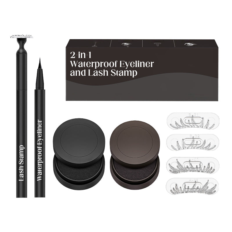 ✨2-in-1 Waterproof Eyeliner and Lash Stamp