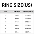 ⏳Christmas Time-Limited Special⏰Titanium Steel Rotatable Spinner Ring with Zirconia