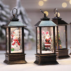 ✨ Kerst LED Kristallen Lantaarn – Magische Sneeuwvlok Effect, Draadloos & Meerdere Verlichtingsmodi (Kerstsfeer in Elke Kamer!)