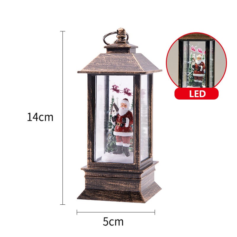 ✨ Kerst LED Kristallen Lantaarn – Magische Sneeuwvlok Effect, Draadloos & Meerdere Verlichtingsmodi (Kerstsfeer in Elke Kamer!)