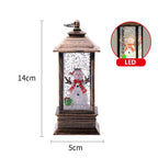 ✨ Kerst LED Kristallen Lantaarn – Magische Sneeuwvlok Effect, Draadloos & Meerdere Verlichtingsmodi (Kerstsfeer in Elke Kamer!)