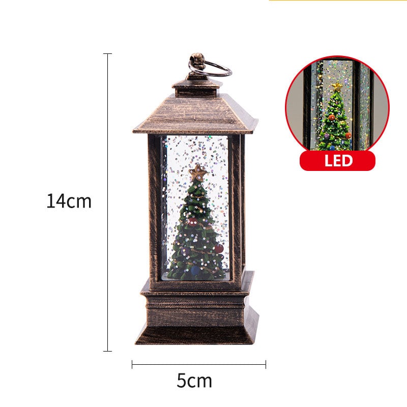 ✨ Kerst LED Kristallen Lantaarn – Magische Sneeuwvlok Effect, Draadloos & Meerdere Verlichtingsmodi (Kerstsfeer in Elke Kamer!)