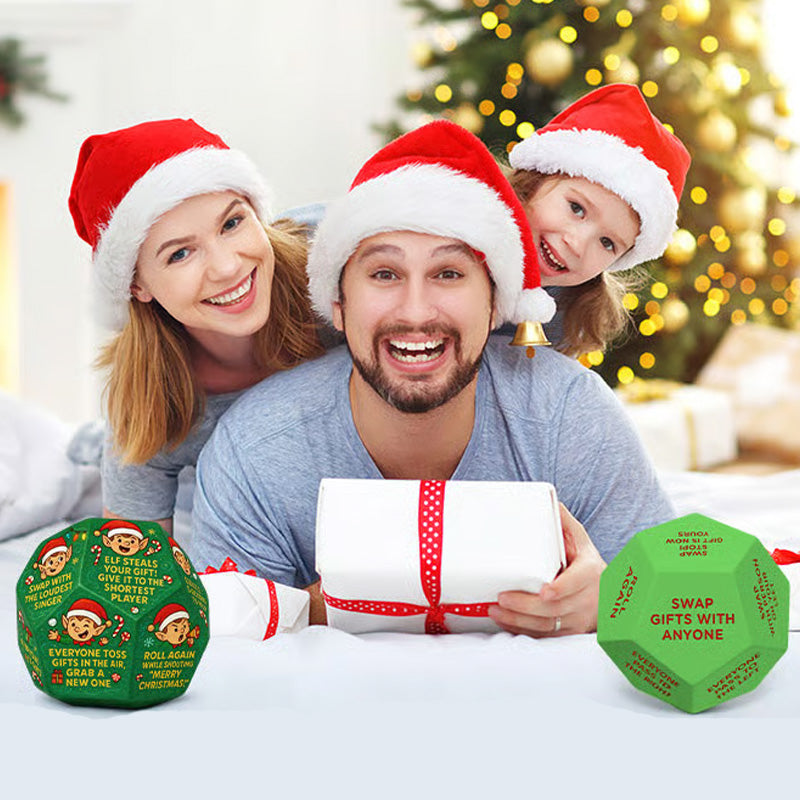 12-Sided Christmas Gift Exchange GameDice