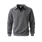 🔥New arrivals offer-Men's Casual Half-Zip Cable-Knit Sweater