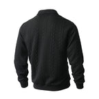 🔥New arrivals offer-Men's Casual Half-Zip Cable-Knit Sweater
