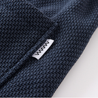 Men's Twill Knit Fleece-Lined Wool-Blend Thermal Drawstring Casual Pants