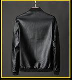 Men's Classic Luxury Imperial-Style Leather Jacket👑