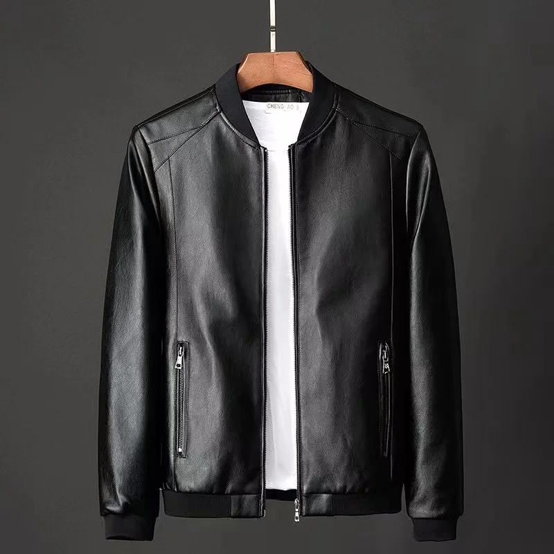 Men's Classic Luxury Imperial-Style Leather Jacket👑