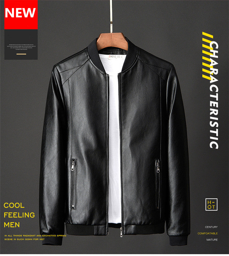 Men's Classic Luxury Imperial-Style Leather Jacket👑