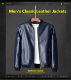 Men's Classic Luxury Imperial-Style Leather Jacket👑