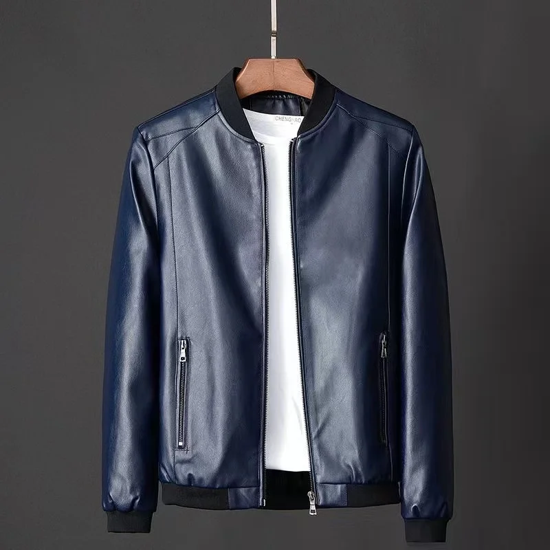 Men's Classic Luxury Imperial-Style Leather Jacket👑