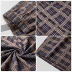 Men's 100% Cotton Plaid Antibacterial Relaxed-Fit Boxer Briefs