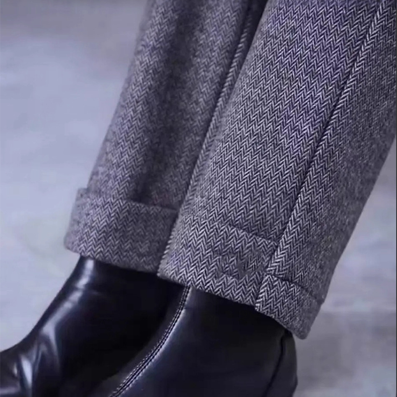 Women's Casual High-Waist Straight-Leg Pants