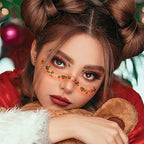 📢📢50  % OFF !!✨12 Sheets Christmas Temporary Face Tattoos for Kids