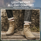 Men's Warm Soft-Sole Zipper Casual High-Top Boots