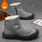 Men's Warm Soft-Sole Zipper Casual High-Top Boots