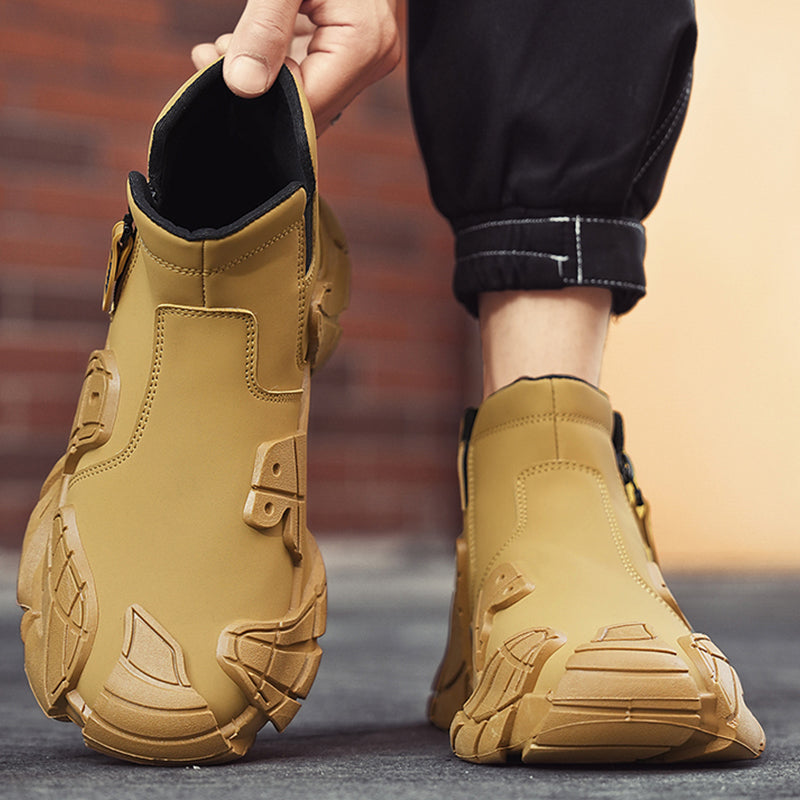 Free Shipping✈️Men's German-Style Fashion Zipper High-Top Anti-Slip Boots