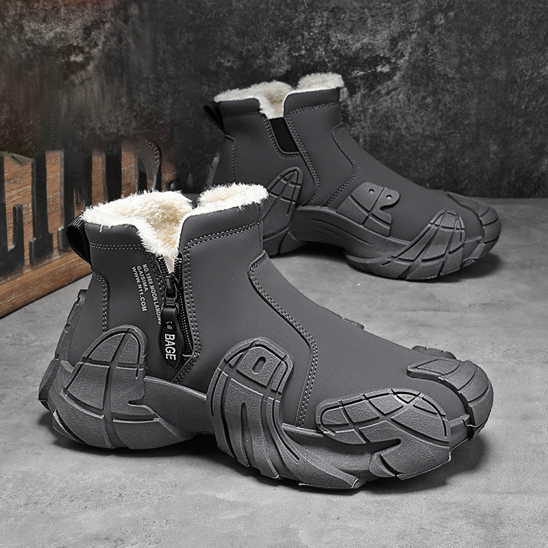 Free Shipping✈️Men's German-Style Fashion Zipper High-Top Anti-Slip Boots