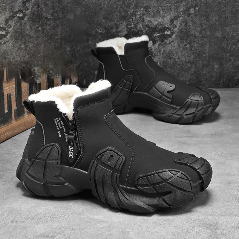 Free Shipping✈️Men's German-Style Fashion Zipper High-Top Anti-Slip Boots