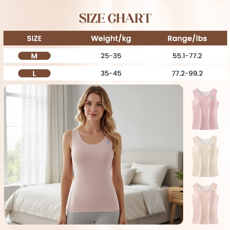 Girls' Thermal Tank with Built-In Bra