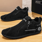👞Men's Front-Zip Fashionable Warm Boots