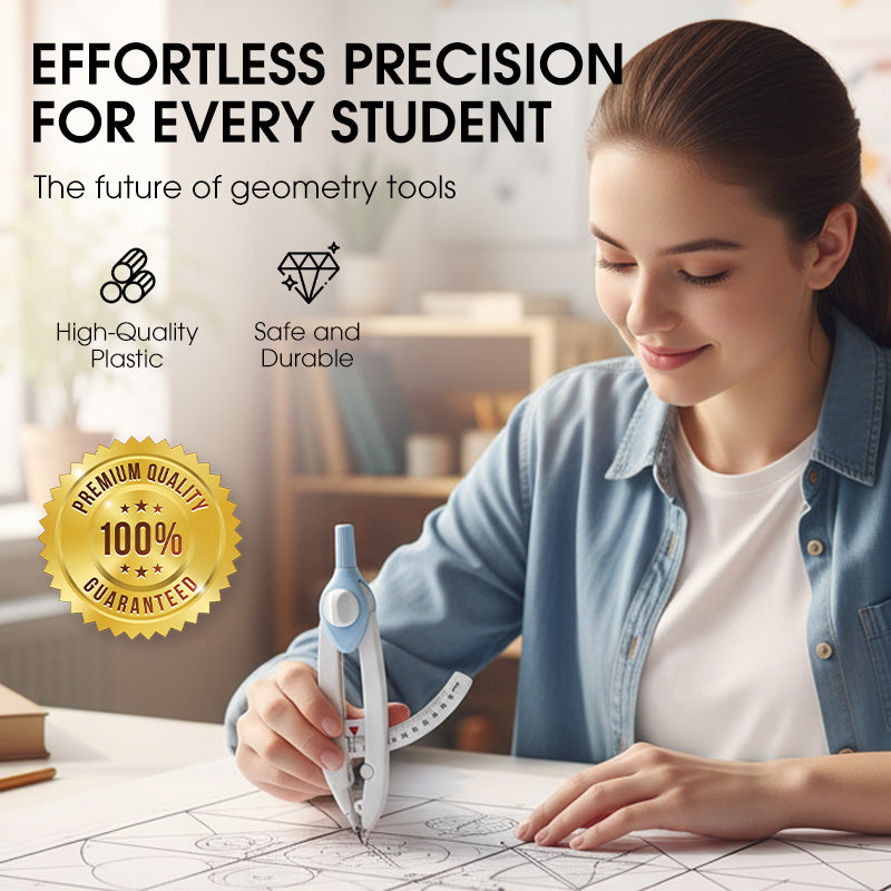 📏High-Precision Graduated Compass (Work & Study)