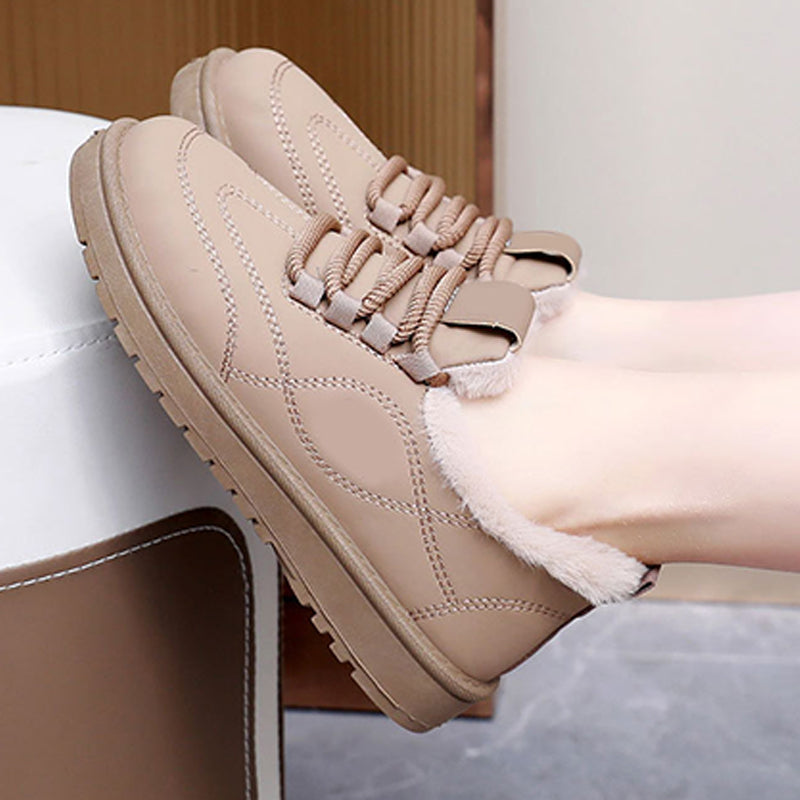 Women’s Lightweight Plush-Lined Lace-Up Shoes