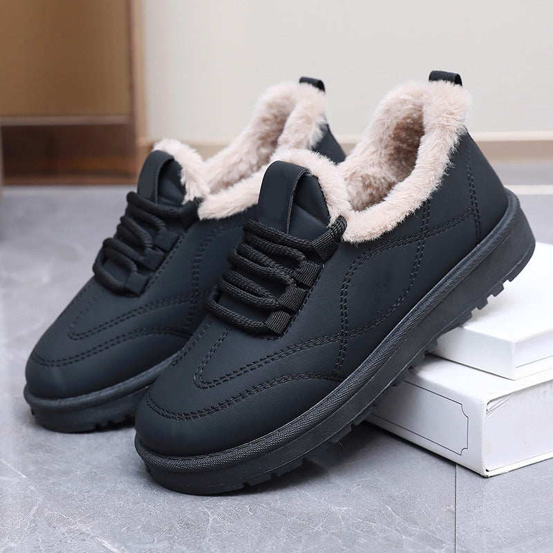 Women’s Lightweight Plush-Lined Lace-Up Shoes