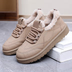 Women’s Lightweight Plush-Lined Lace-Up Shoes