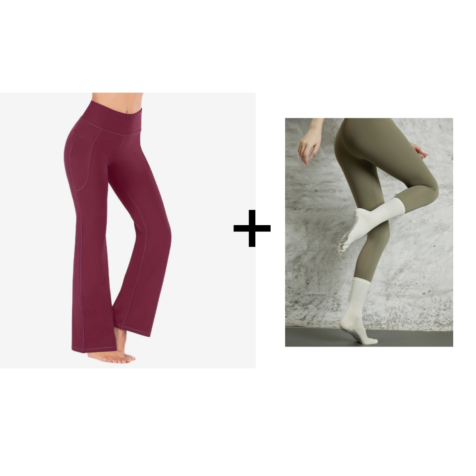 🔥Ultra Sculpt High Waisted Tummy Control Flare Leggings
