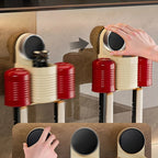 Multi-Functional Drill-Free Suction Cup Toothbrush Holder