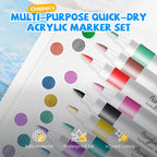 🌀 50% OFF NOW! 🎉Multi-Purpose Quick-Dry Acrylic Marker Set
