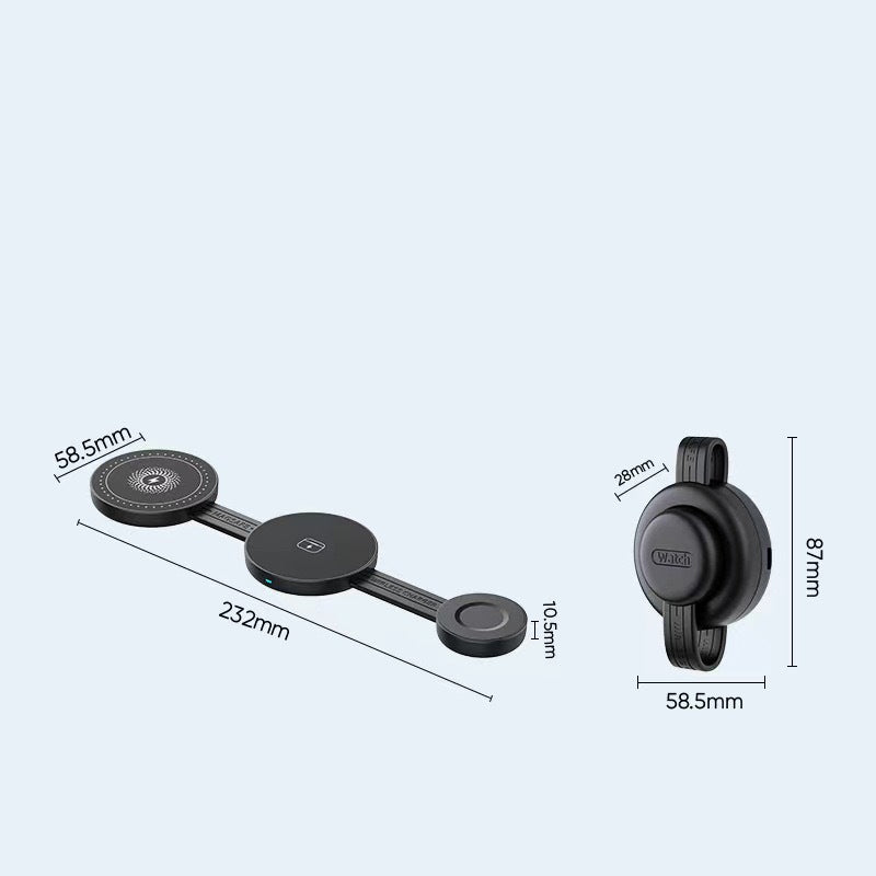 Today's Flash Sale⚡50% OFF🔥3-in-1 Foldable Magnetic Wireless Charger
