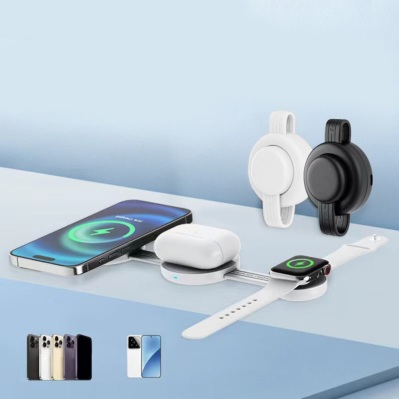 Today's Flash Sale⚡50% OFF🔥3-in-1 Foldable Magnetic Wireless Charger