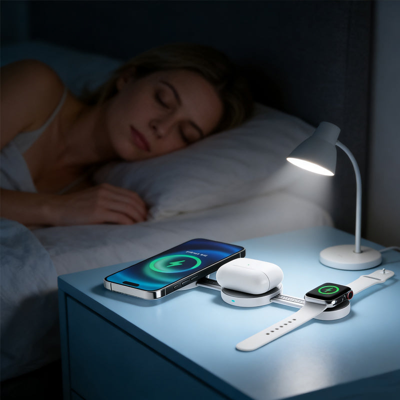 Today's Flash Sale⚡50% OFF🔥3-in-1 Foldable Magnetic Wireless Charger