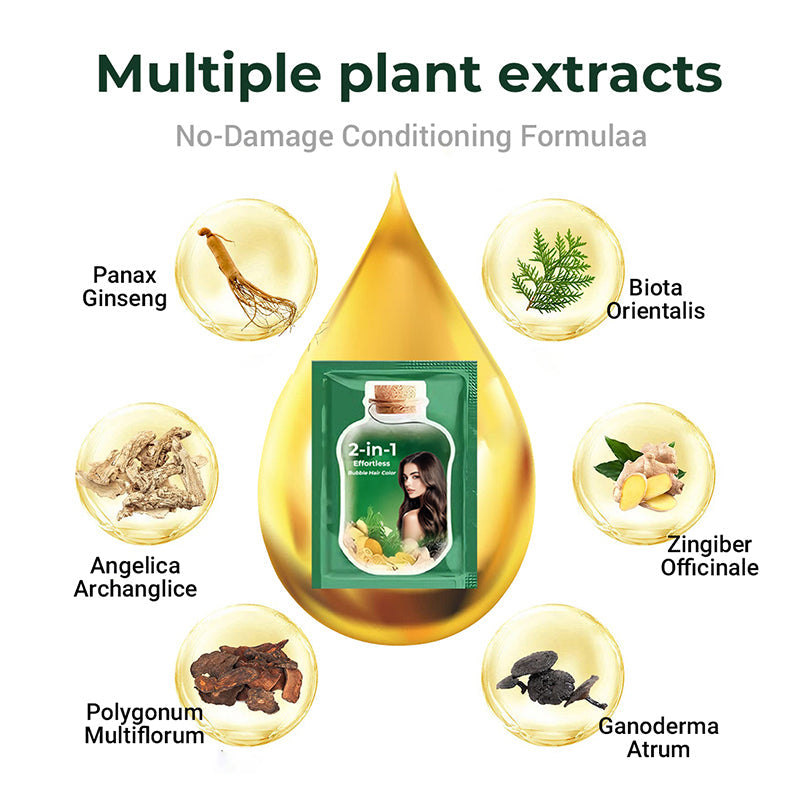 🔥Hot Sale Offers | 2-in-1 Effortless Bubble Hair Color