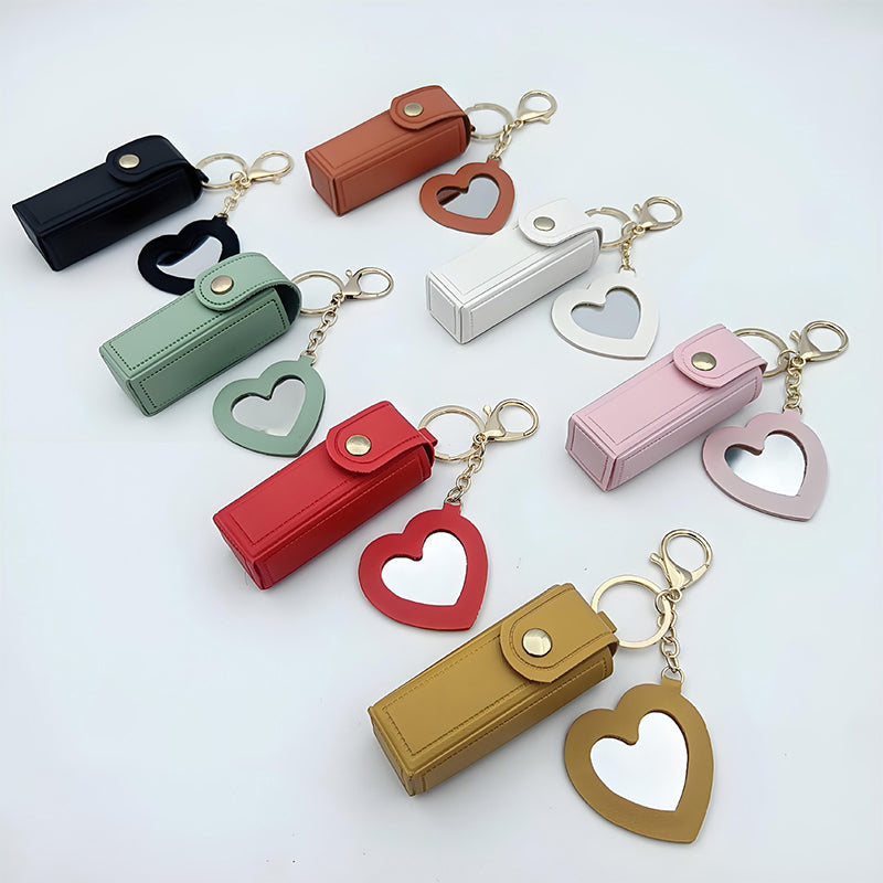 Portable Lipstick Holder Keychain