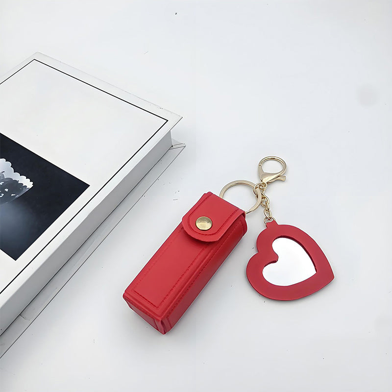 Portable Lipstick Holder Keychain