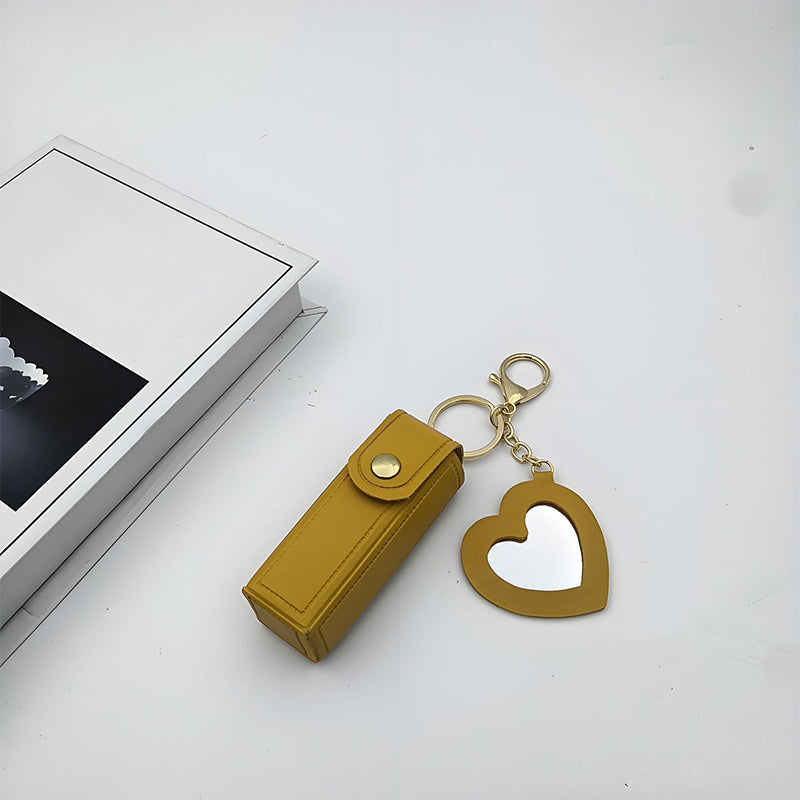 Portable Lipstick Holder Keychain