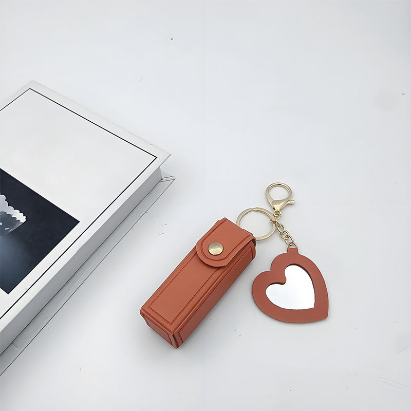 Portable Lipstick Holder Keychain