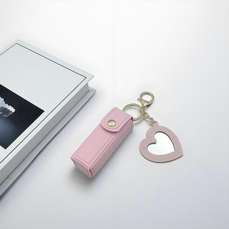 Portable Lipstick Holder Keychain