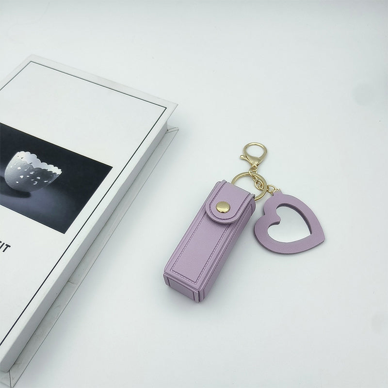 Portable Lipstick Holder Keychain